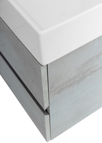 Тумба под раковину Cezares Molveno 46 120 MOLVENO 46-120-2C-SO-2-BET подвесная Beton МДФ / ЛДСП