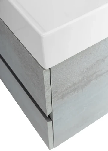 Тумба под раковину Cezares Molveno 46 120 MOLVENO 46-120-2C-SO-2-BET подвесная Beton МДФ / ЛДСП