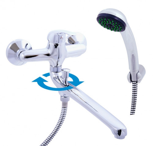 Смеситель для ванны Rav Slezak Sazava SA057.5 Хром на стену