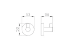 Крючок Wonzon & Woghand Easy WW-8105 цвет Хром