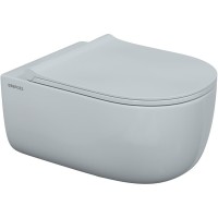 Унитаз Berges Ego XL Rimless 082118 подвесной с сиденьем Микролифт фарфор подвесной