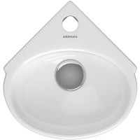 Раковина Berges Small 30 182011 Белая глянцевая фарфор подвесная, накладная