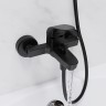 Смеситель для ванны Laparet Lisera Pro N2038529LPT Черный латунь на стену