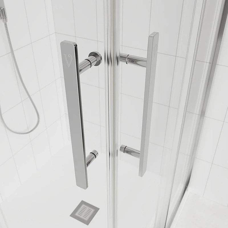 Душевой уголок Veconi Evo 300 CH 100х90 E3-CH-10090-01-C9 профиль Хром стекло прозрачное