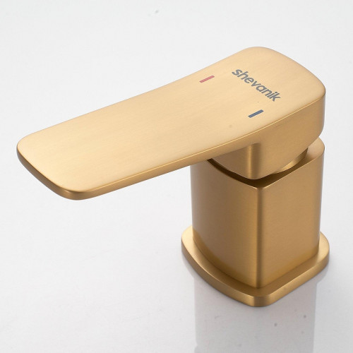 Смеситель на борт ванны Shevanik S99G S9912G цвет Золотой сатин