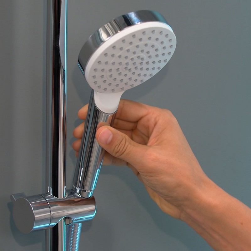 Душевой гарнитур Hansgrohe Crometta 26537400 Хром Белый пластик на стену