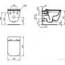Унитаз Ideal Standard I.Life B T533001 подвесной с сиденьем Микролифт фарфор подвесной