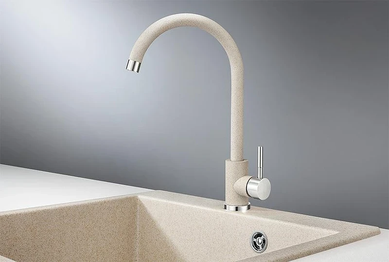 Смеситель для кухни Granula Standart ST-4031 цвет Пирит