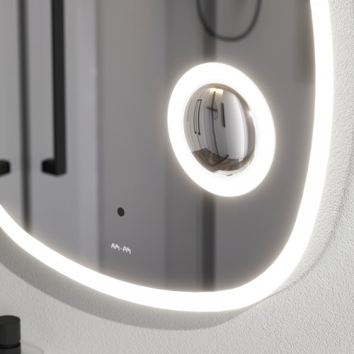 Зеркало AM.PM Func 55 M8FMOX0553SA с подсветкой с увеличением с ИК-сенсорным выключателем стекло