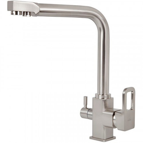 Смеситель для кухни Viko V-5705 Серебро латунь на столешницу