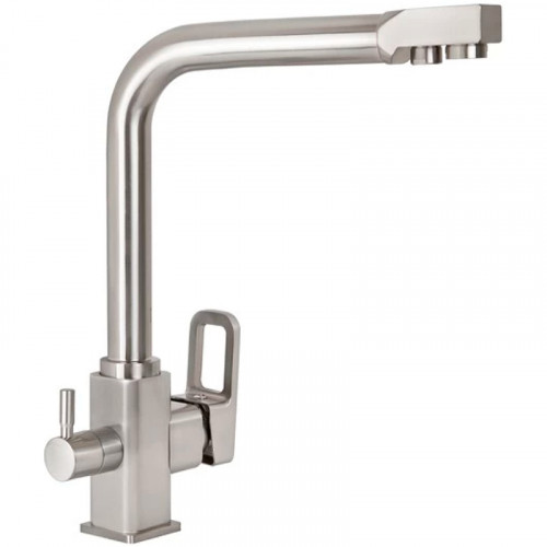 Смеситель для кухни Viko V-5705 Серебро латунь на столешницу