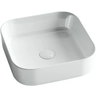Раковина-чаша Ceramicanova Element 38 CN6012 Белая фаянс накладная