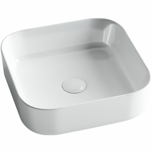 Раковина-чаша Ceramicanova Element 38 CN6012 Белая фаянс накладная