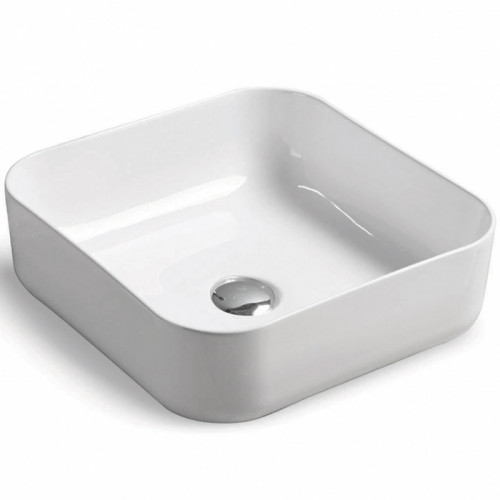 Раковина-чаша Ceramicanova Element 38 CN6012 Белая фаянс накладная