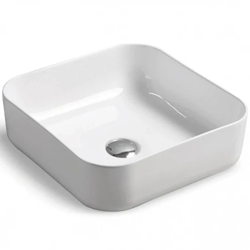 Раковина-чаша Ceramicanova Element 38 CN6012 Белая фаянс накладная