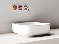 Раковина-чаша Ceramicanova Element 38 CN6012 Белая фаянс накладная