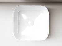 Раковина-чаша Ceramicanova Element 38 CN6012 Белая фаянс накладная