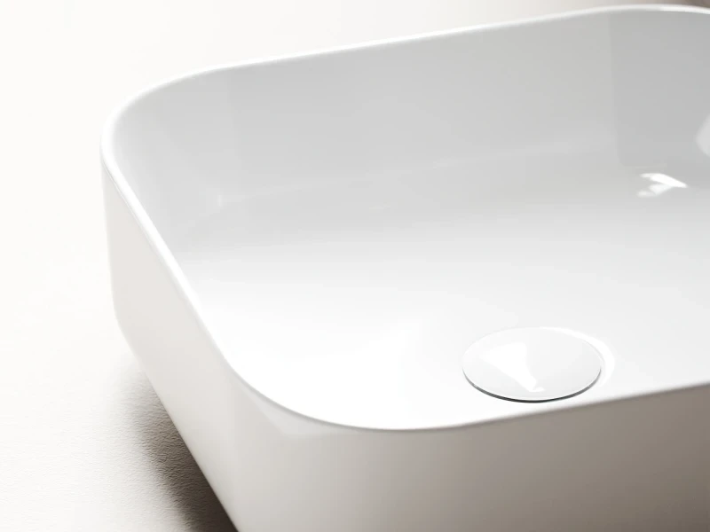 Раковина-чаша Ceramicanova Element 38 CN6012 Белая фаянс накладная