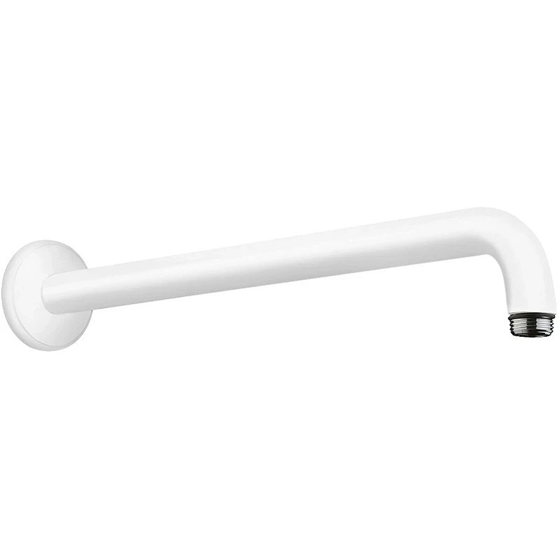 Кронштейн для верхнего душа Hansgrohe 27413700 Белый матовый латунь на стену