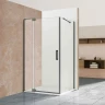 Душевой уголок Vincea Extra 120x90 VSR-1E111290CLGM профиль Вороненая сталь стекло прозрачное