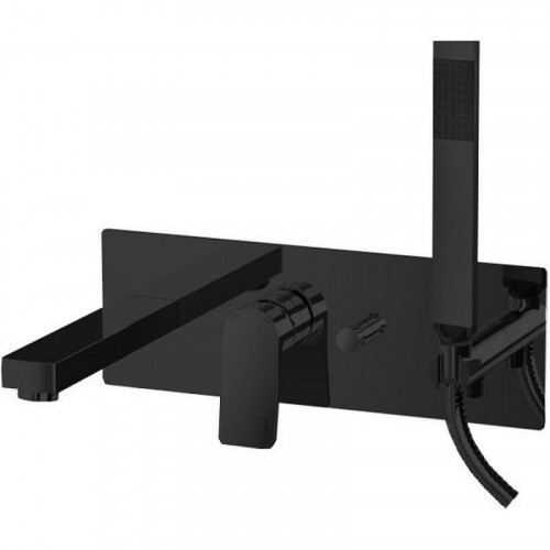 Смеситель для ванны Paffoni Tilt TI001NO цвет Черный матовый