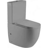Унитаз компакт WeltWasser Merzbach 011 MT-GR 10000013649 цвет Серый матовый с сиденьем Микролифт