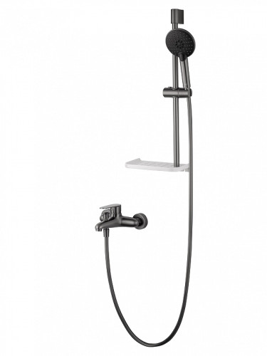 Смеситель для ванны Wonzon &amp; Woghand Alfa WW-AE3201-BGG цвет Темный графит