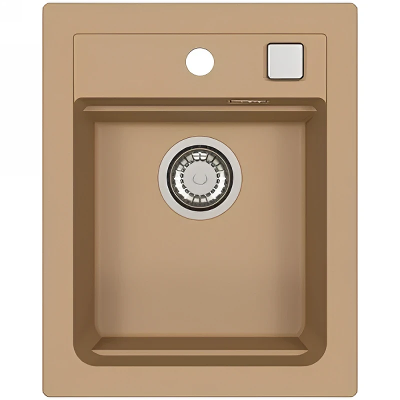 Кухонная мойка Alveus Granital Atrox 10 Beige G55 400x500 1139769 Бежевая искусственный камень (литьевой мрамор) встраиваемая сверху, встраиваемая снизу
