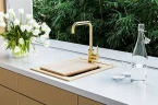 Кухонная мойка Alveus Granital Atrox 10 Beige G55 400x500 1139769 Бежевая искусственный камень (литьевой мрамор) встраиваемая сверху, встраиваемая снизу