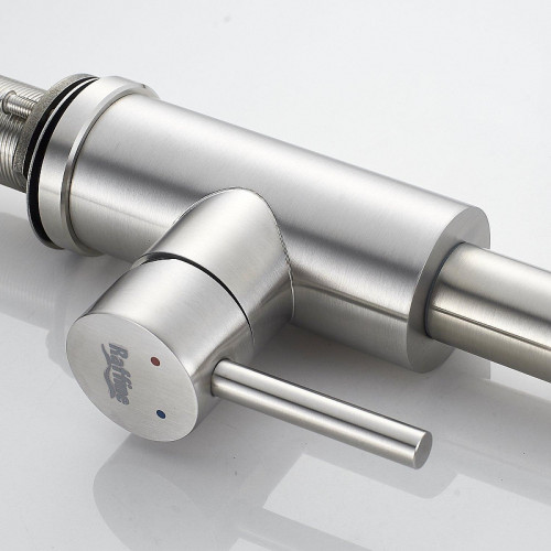 Смеситель для кухни Raffine F203L цвет Сатин