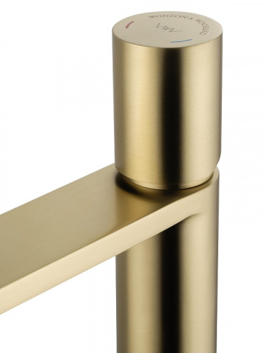 Смеситель для раковины Wonzon &amp; Woghand WW-101-BG цвет Брашированное золото