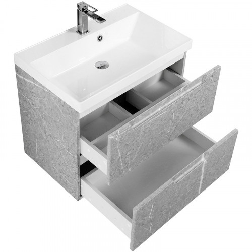 Тумба под раковину BelBagno Vittoria 70 VITTORIA-700-2C-SO-TB-P подвесная Toros Bianco МДФ / ЛДСП