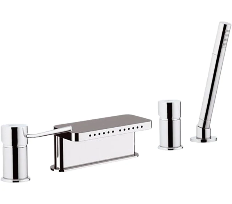 Смеситель на борт ванны Remer Minimal N06317MM цвет Хром