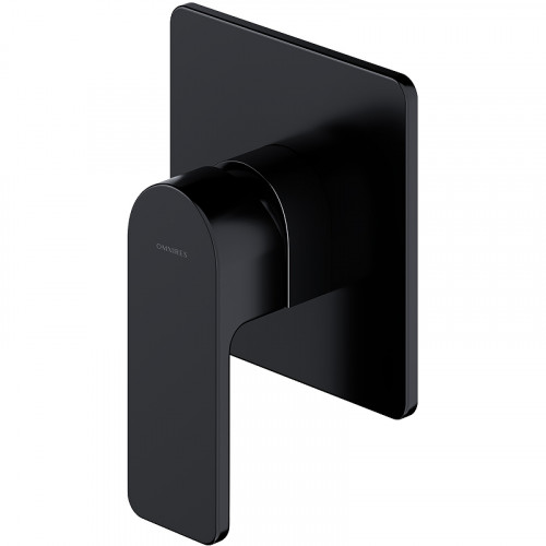 Смеситель для душа Omnires Baretti BA7845BL Черный матовый встраиваемый
