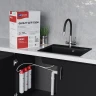 Смеситель для кухни Lemark Comfort LM3075C085 Хром Черный латунь