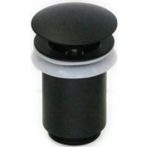 Донный клапан Kaiser 8011Bl click-clack Черный
