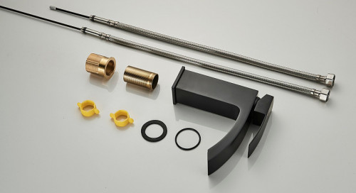 Смеситель для раковины ALMAes Luara TVZ-0902 Черный матовый латунь