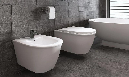 Смеситель для биде Lemark Bronx LM3708GM Графит