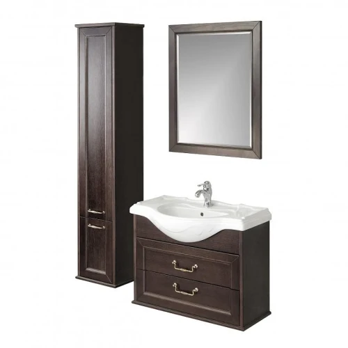 Шкаф пенал Roca America Evolution W 36 L ZRU9302954 подвесной цвет Дуб темный
