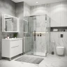 Душевая стенка Grossman Cosmo 80 200.K33.02.80.10.00 профиль Хром стекло прозрачное