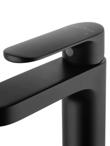 Смеситель для раковины Wonzon & Woghand WW-H1032-MB цвет Черный матовый