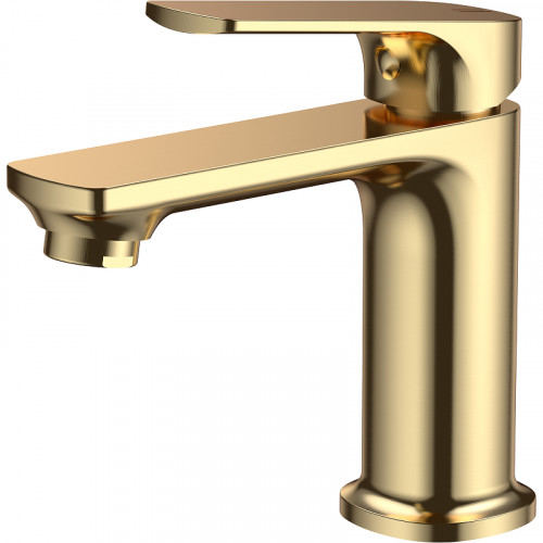 Смеситель для раковины Splenka S30.10.03 Золото матовое латунь