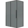 Душевая стенка Grossman Galaxy 90 200.K33.01.90.21.10 профиль Черный матовый стекло тонированное