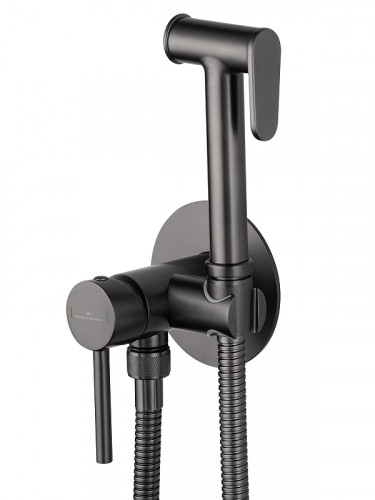 Гигиенический душ со смесителем Wonzon &amp; Woghand Stick WW-88829902-BGM цвет Темный графит