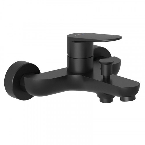 Смеситель для ванны Kludi X1 326913975 цвет Черный матовый