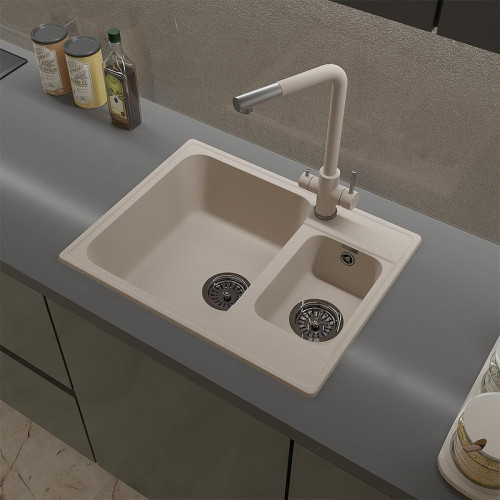 Смеситель для кухни GranFest Z-5421 цвет Белый