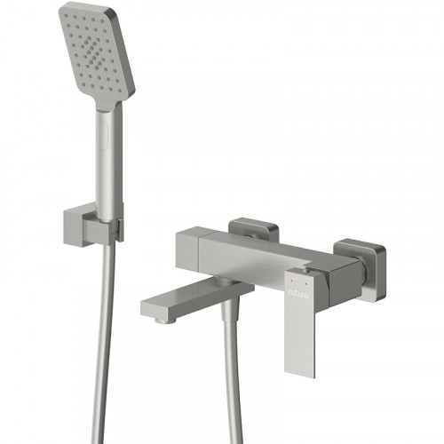 Смеситель для ванны Cezares Slider SLIDER-VD-IN Сатин нержавеющая сталь на стену