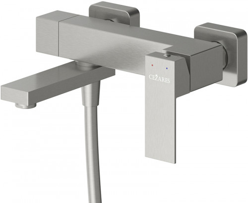 Смеситель для ванны Cezares Slider SLIDER-VD-IN Сатин нержавеющая сталь на стену