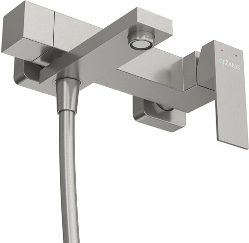 Смеситель для ванны Cezares Slider SLIDER-VD-IN Сатин нержавеющая сталь на стену