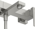 Смеситель для ванны Cezares Slider SLIDER-VD-IN Сатин нержавеющая сталь на стену